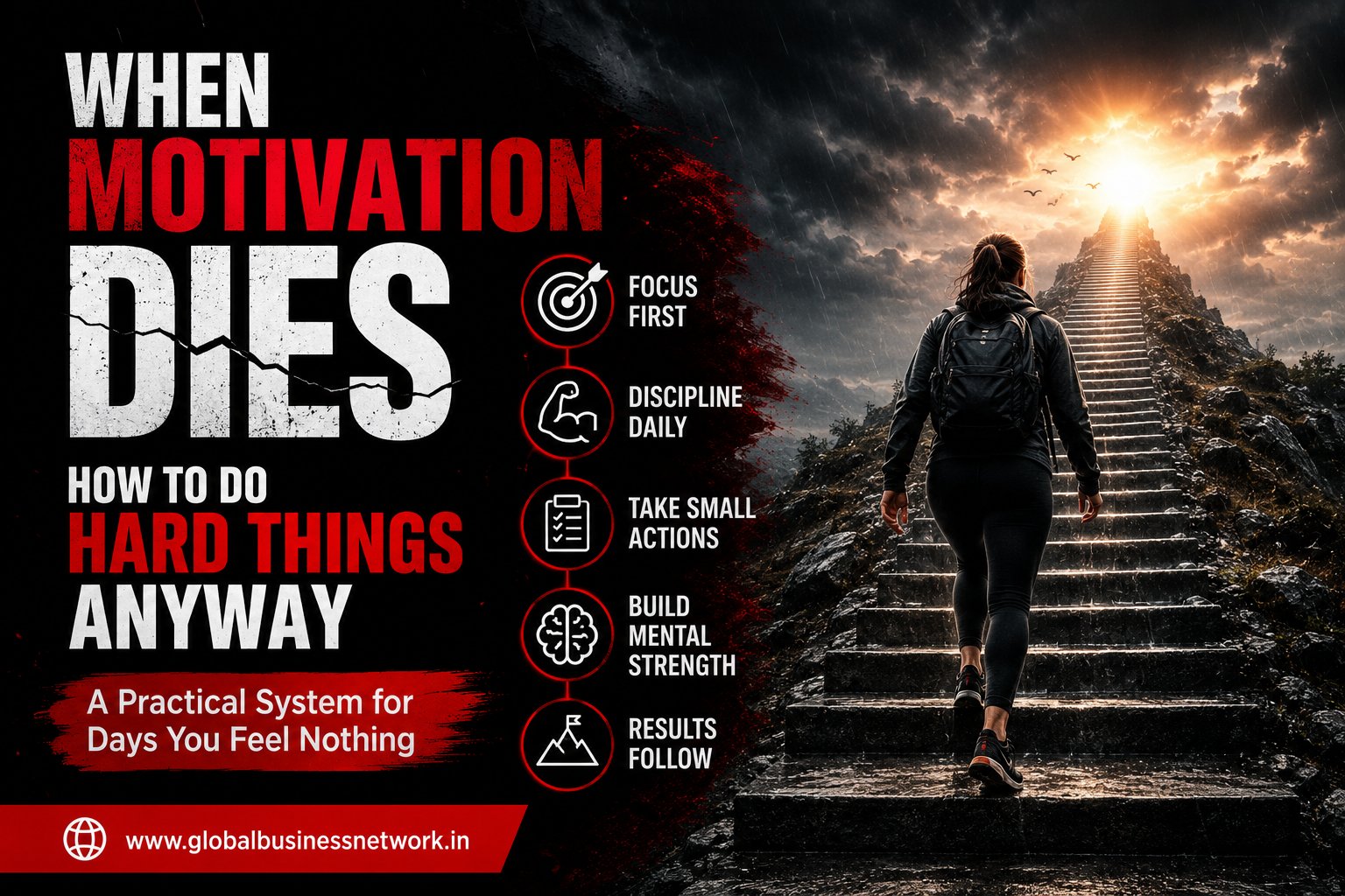 When Motivation Dies How to Do Hard Things Anyway (A Practical System for Days You Feel Nothing)